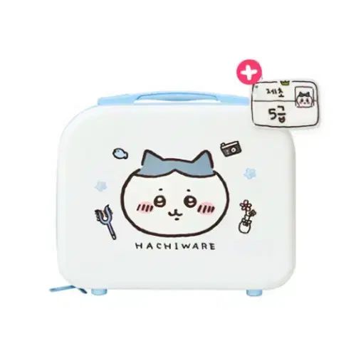 ちいかわ ミニキャリーケース ガルマ ハチワレ (ラゲージタグ 含む - 新品)