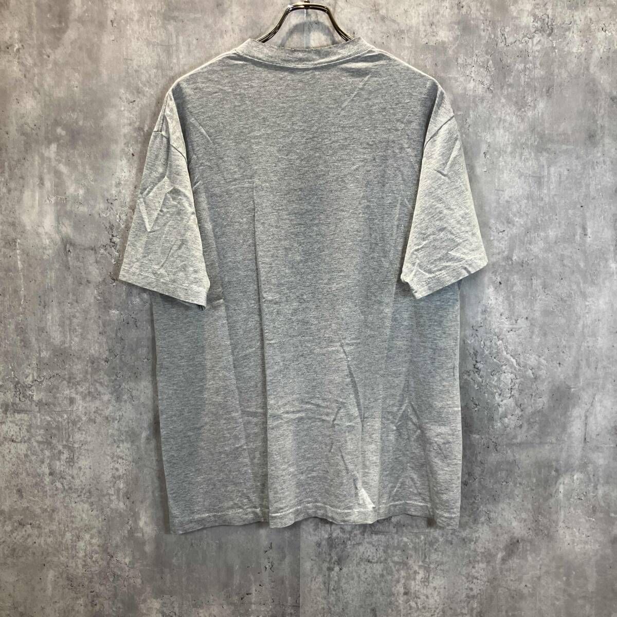90s OLD STUSSY 半袖Tシャツ プリントTEE size L グレー オールド