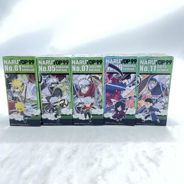 中古】NARUTOP99 ﾜｰﾙﾄﾞｺﾚｸﾀﾌﾞﾙﾌｨｷﾞｭｱ vol.2 全5種ｾｯﾄ 開封/箱日焼け