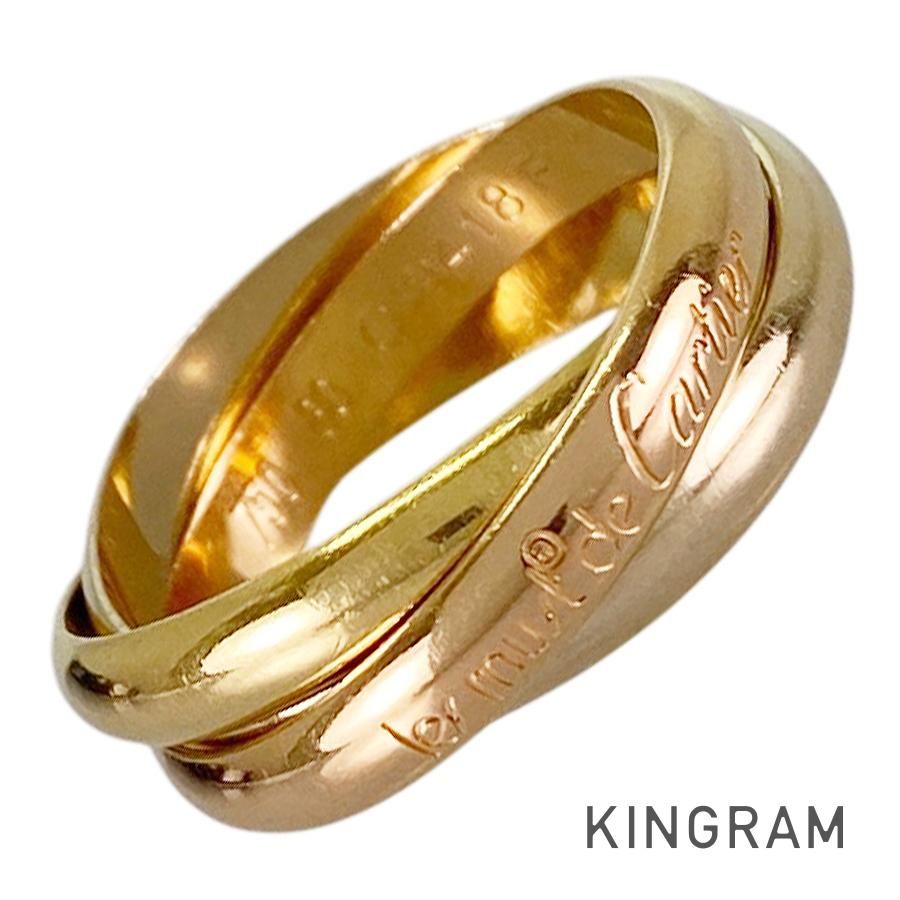 カルティエ Cartier トリニティ MM K18YG 19号(59) リング sss【中古