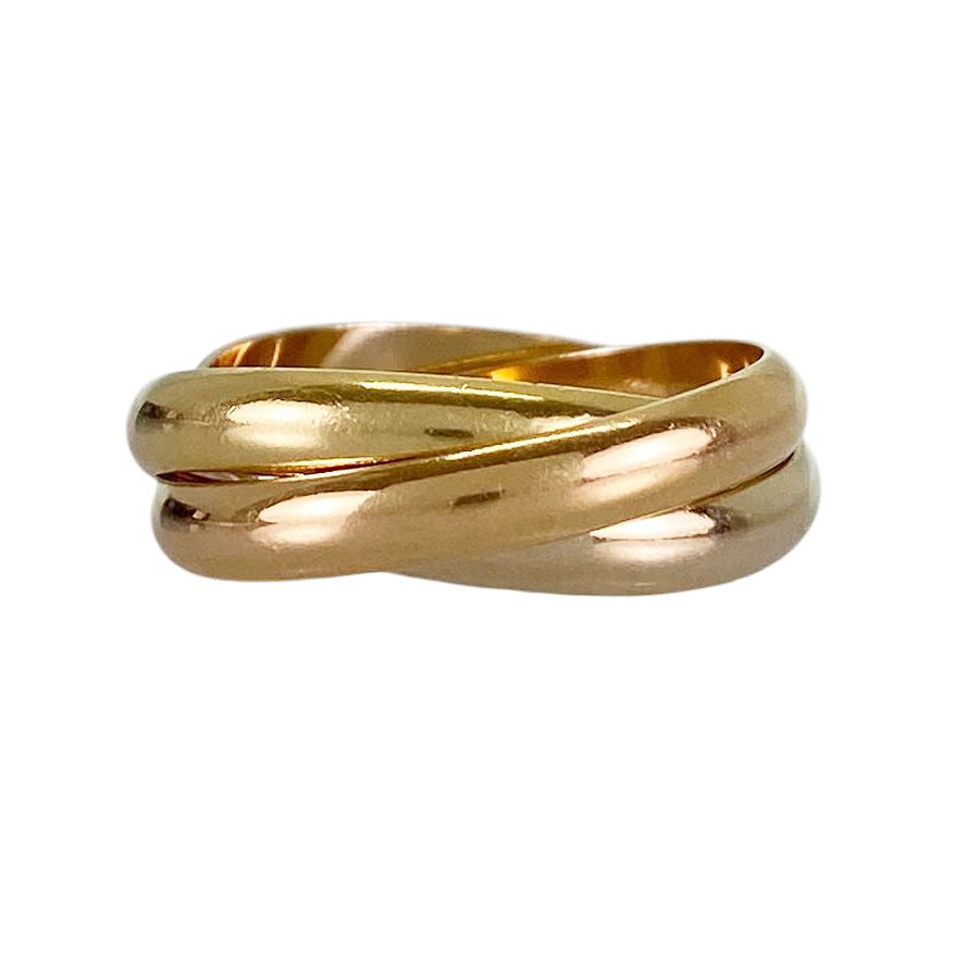 カルティエ Cartier トリニティ MM K18YG 19号(59) リング sss【中古
