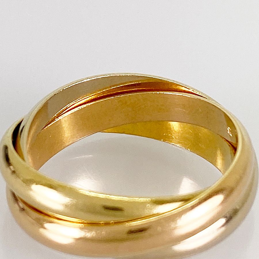 カルティエ Cartier トリニティ MM K18YG 19号(59) リング sss【中古