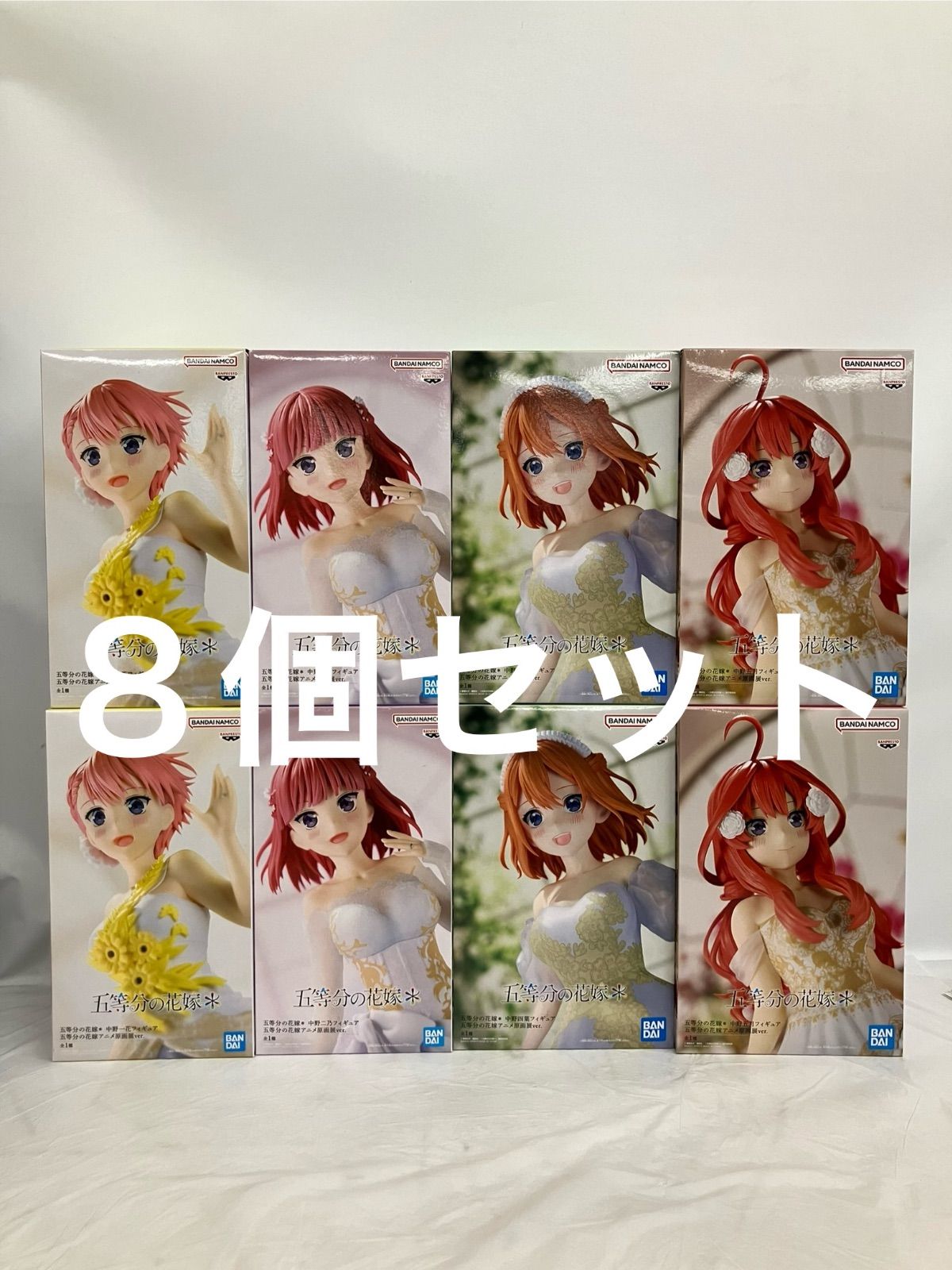 未開封 五等分の花嫁 アニメ原画展ver. フィギュア 一花 二乃 四葉 五