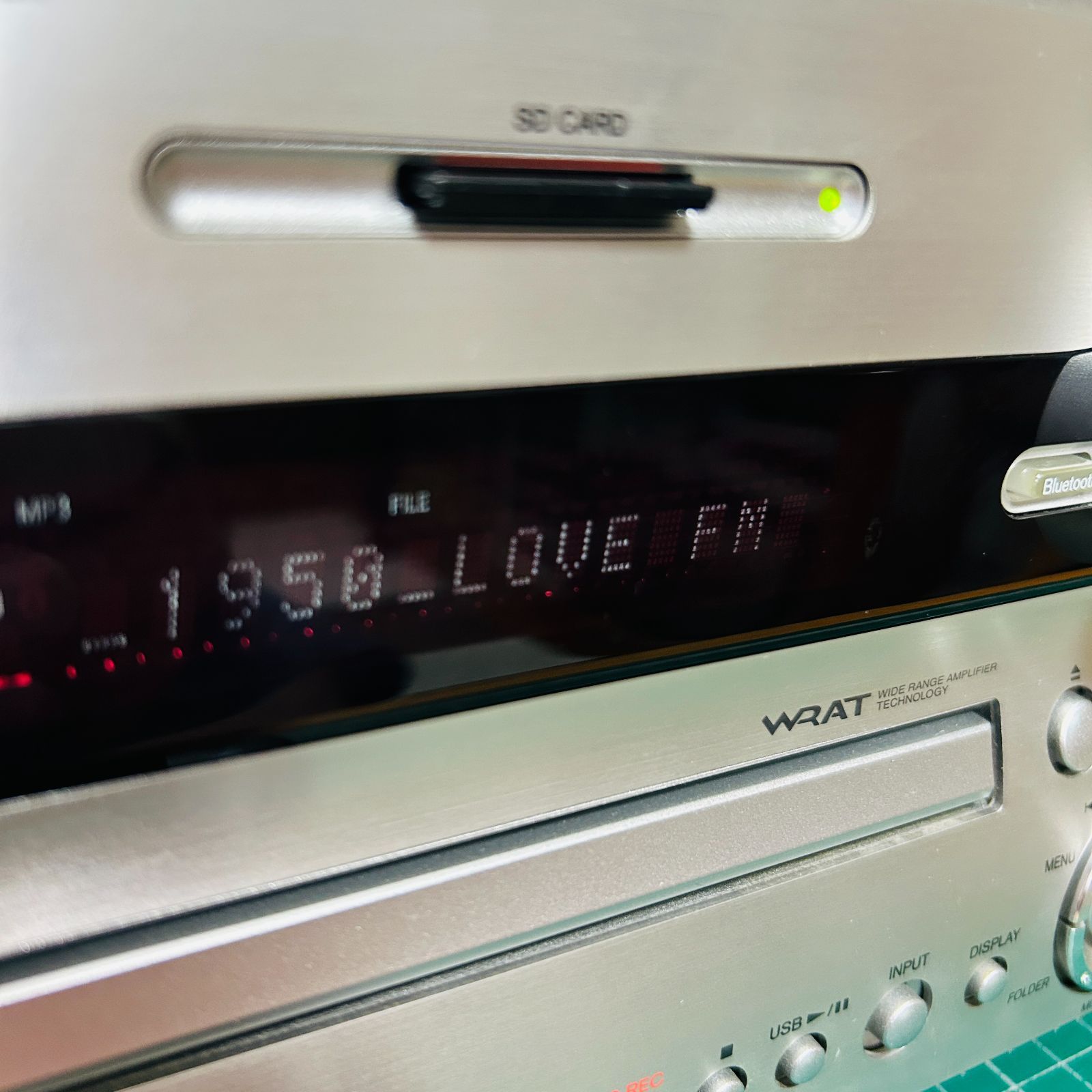 現状品】ONKYO オンキョー CD/USB/SDチューナーアンプ NFR-9(S