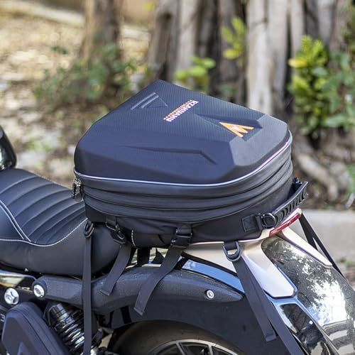 バイク シートバッグ ツーリングバッグバイク用 拡張可能 20L?28L ヘルメットバッグ 撥水 耐キズ しっかり固定 黒色as 7bca8339