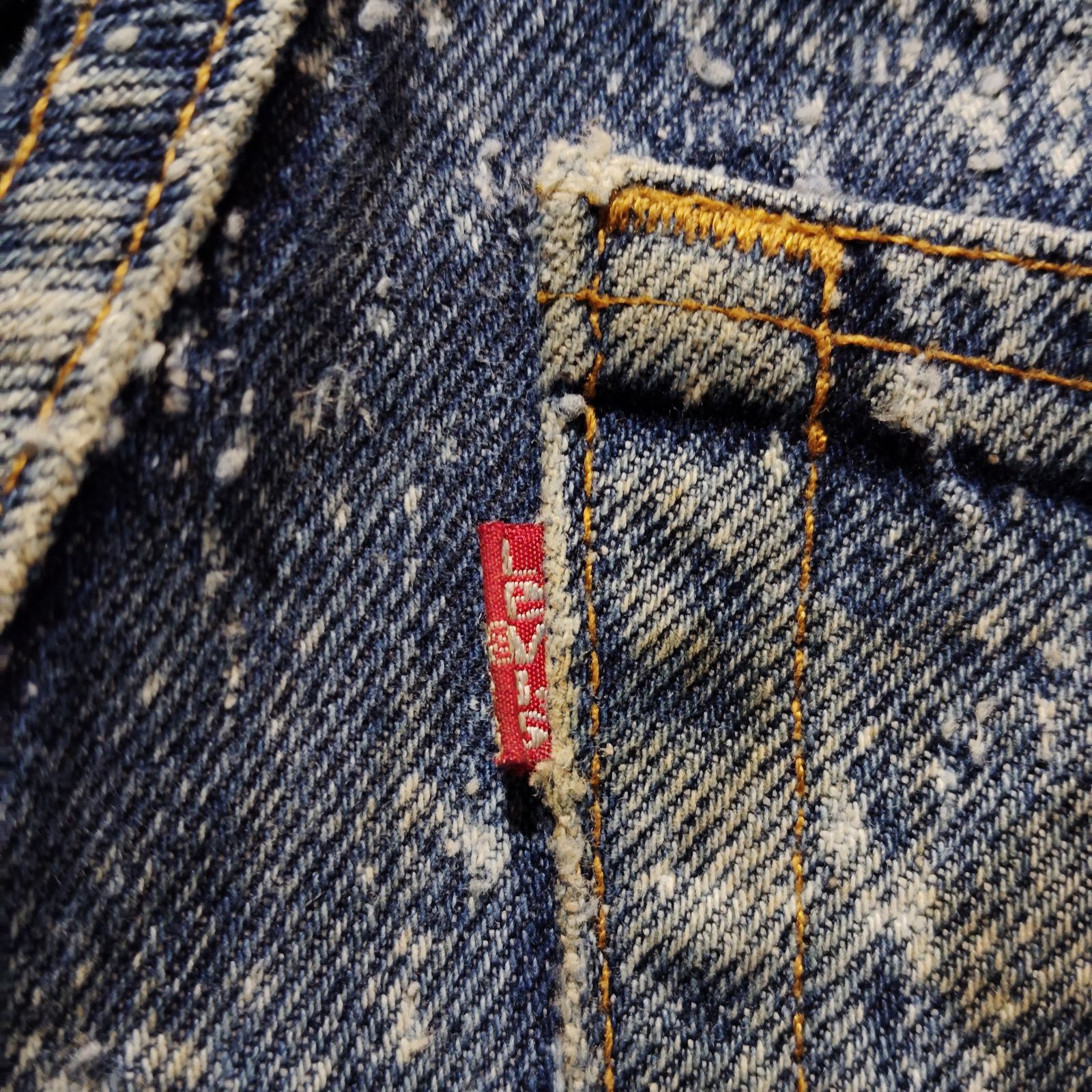 LEVI'S 1988s USA製 505-0229 ギャラクティックウォッシュ W32 L30 532