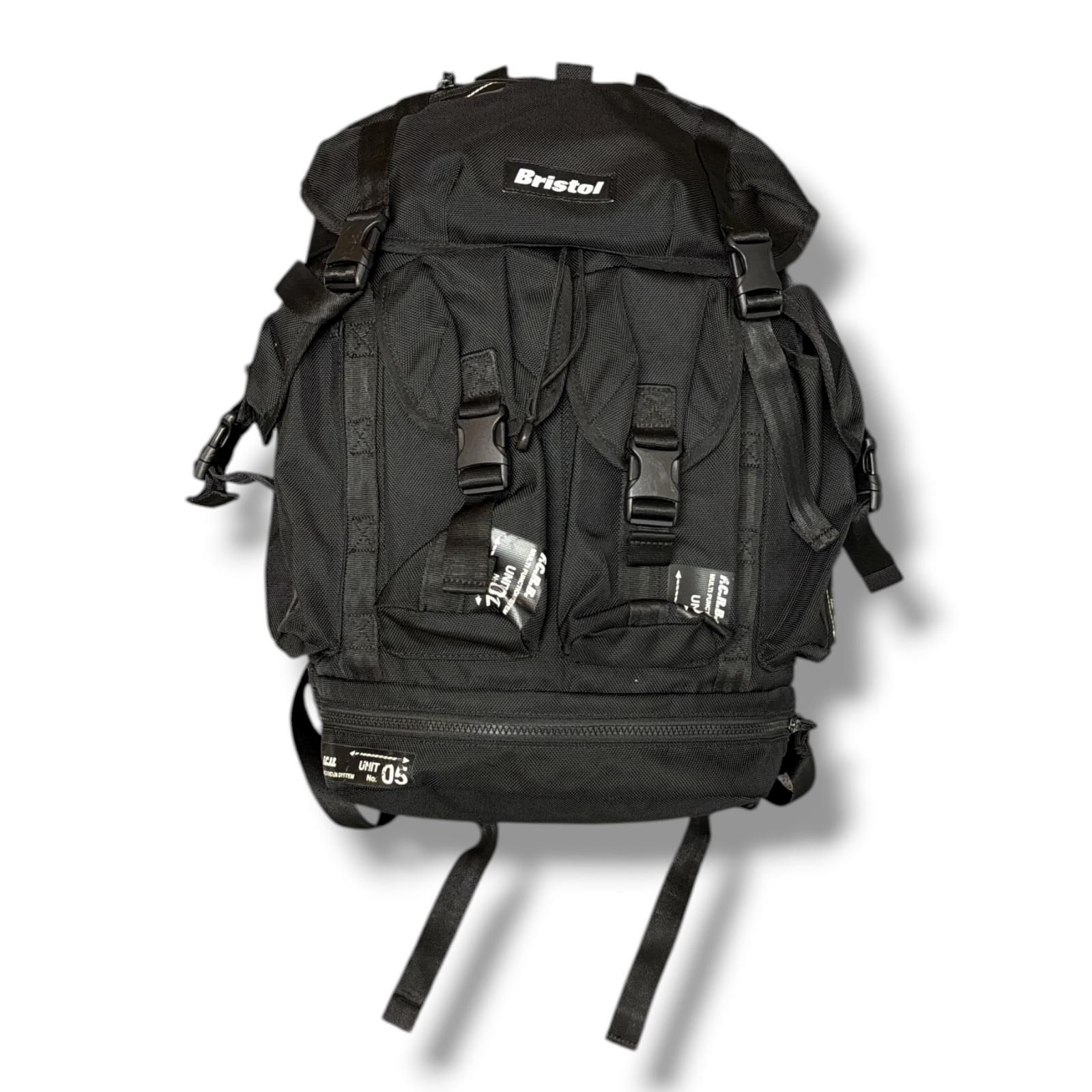 Bristol ブラック バックパック F.C.Real Bristol × NEW ERA 20AW UTILITY 4 POCKET EXPEDITION PACK