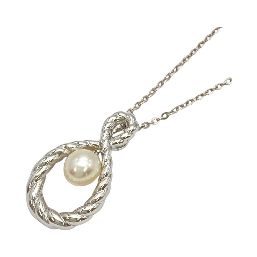 タサキ TASAKI パール 6.3mm ネックレス シルバー 4.8g SV925