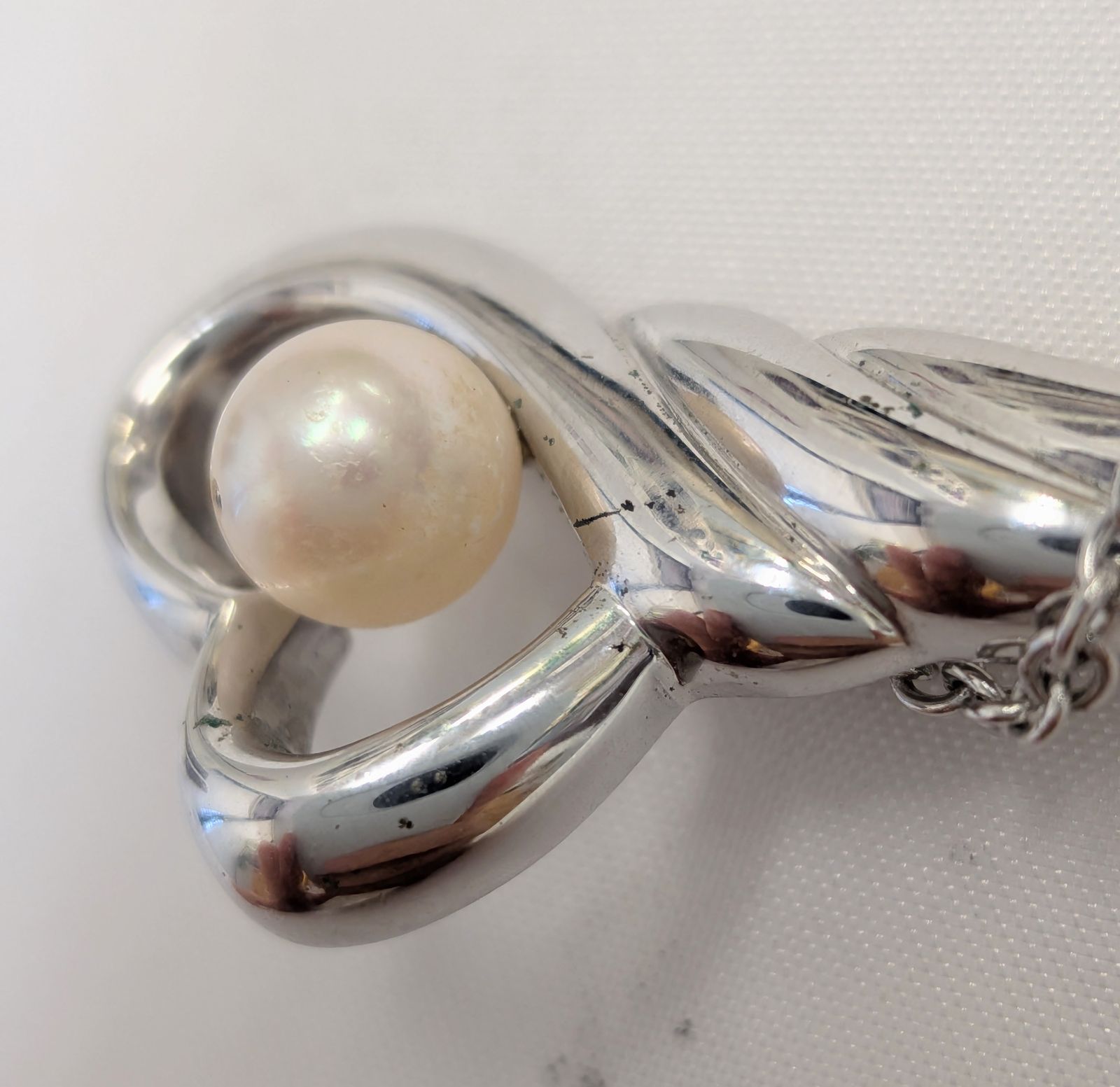 N【保管品】TASAKI 田崎真珠 パール 真珠 ピンブローチ アコヤパール