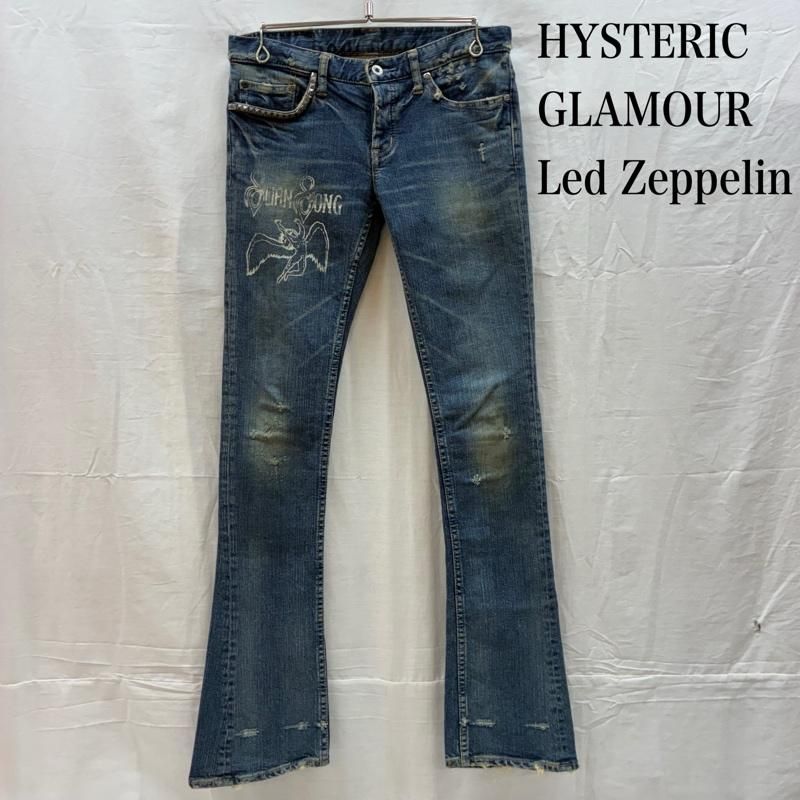 HYSTERIC GLAMOUR Led Zeppelin デニム30 HYSTERIC GLAMOUR LED 