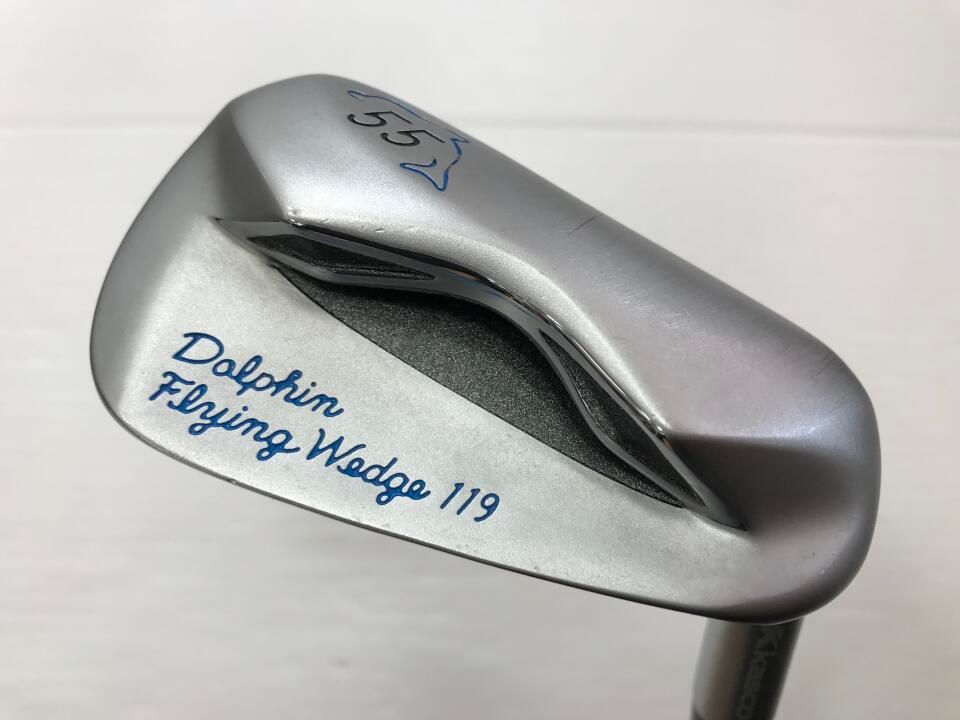 キャスコ　Dolphin Flying Wedge DFW-119　55度　Dolphin DP-201 (ミッドグリップ)　WEDGEフレックス　ウェッジ　中古【最短即日発送】