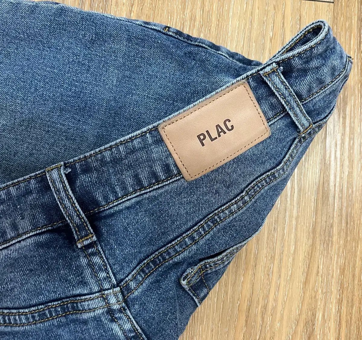 PLAC プラック ジーンズ 四季 メンズライク インディゴ デニム ズボン 28