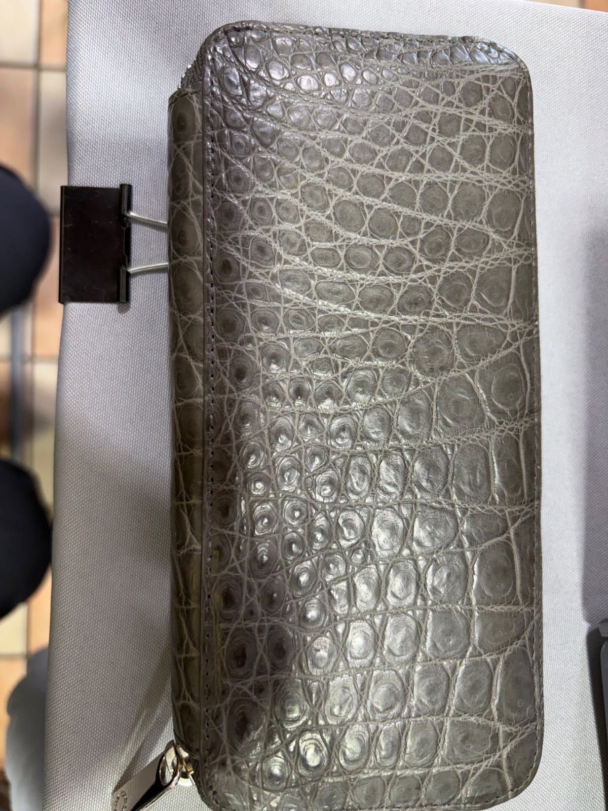 最高級】クロワロワイヤル クロコダイル 長財布 ラウンドファスナー