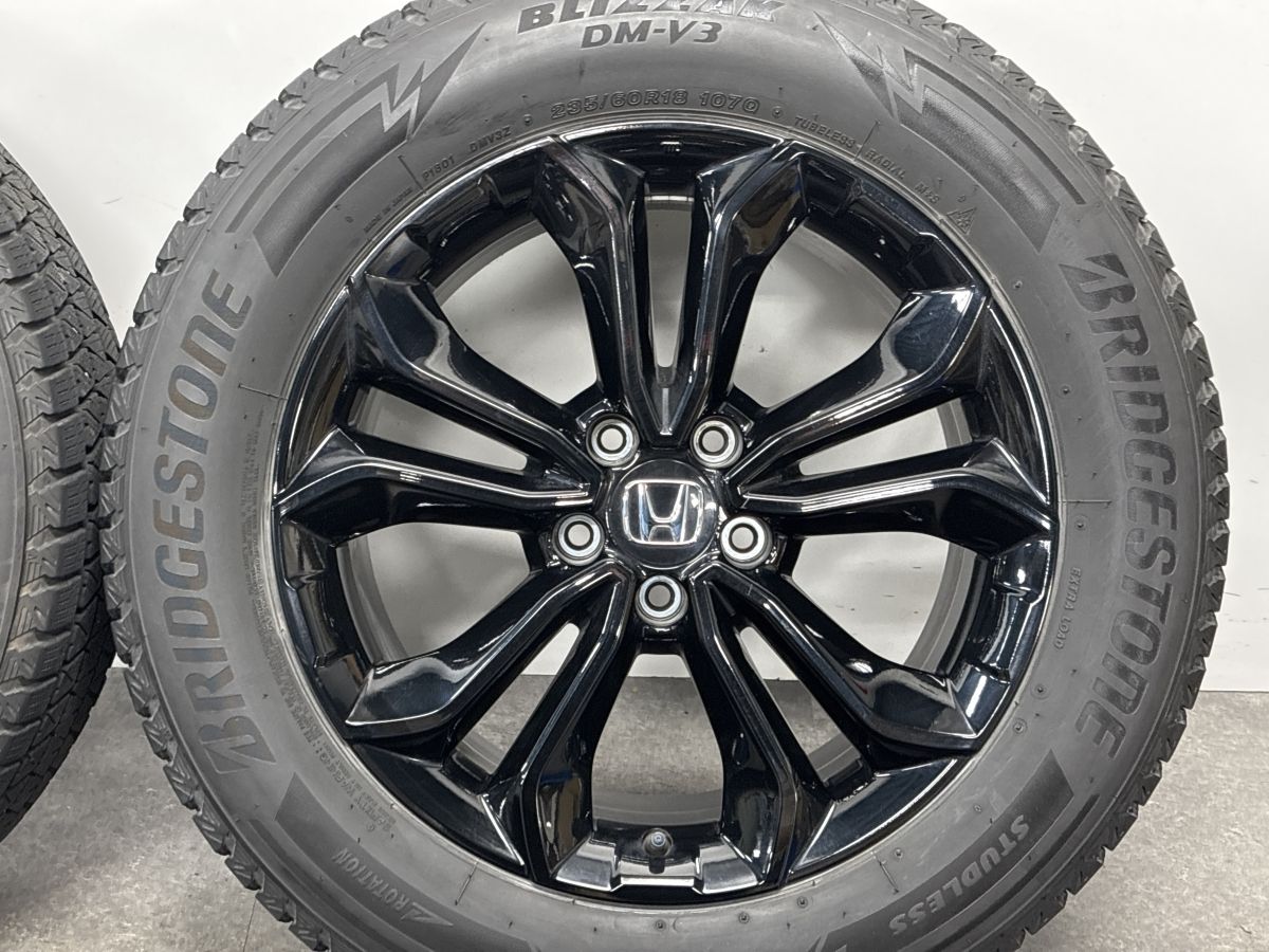 良好品】ホンダ CR-V ブラックエディション 純正 18in 7.5J +45 PCD114