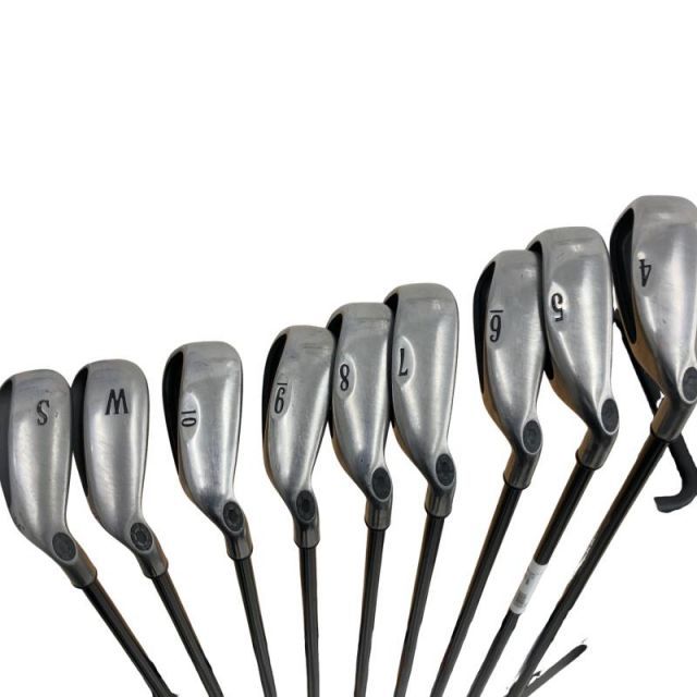 【中古】 キャロウェイ BIG BERTHA IRONS(2002) 10S アイアンセット IR BIG BERTHA AM/AT (フレックスS) メンズ 男性用 右利き 右用 Cランク ゴルフクラブ