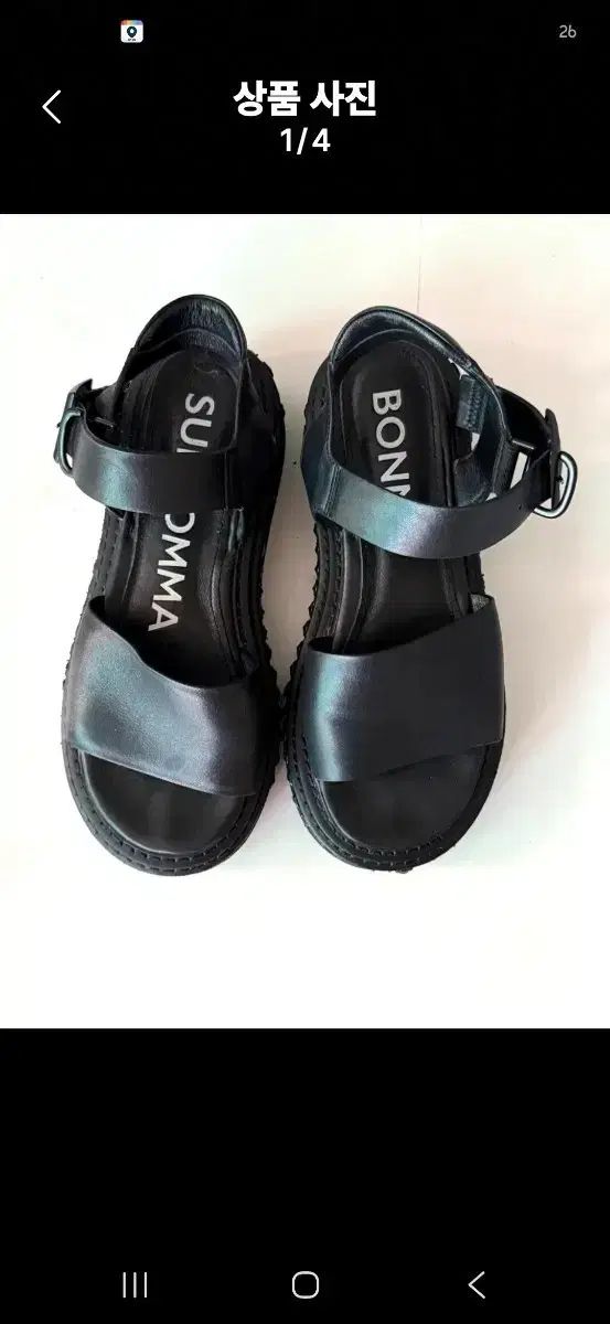 SUECOMMA BONNIE シューコンマボニー サンダル ブラック 240 6,235円