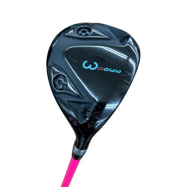 【中古】 Waoww RV-555(ブラック) 24° ユーティリティ UT リシャフト (フレックスその他) メンズ 男性用 右利き 右用 Cランク ゴルフクラブ