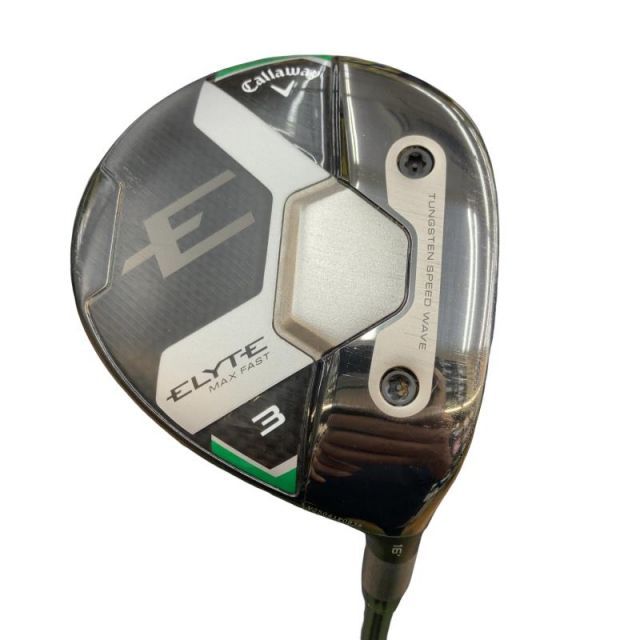 【中古】 キャロウェイ ELYTE MAX FAST 3W フェアウェイウッド FW LIN-Q GREEN 40 for CW(ELYTE FW) (フレックスR) メンズ 男性用 右利き 右用 Cランク ゴルフクラブ
