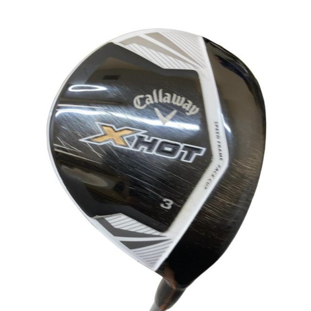 【中古】 キャロウェイ X HOT 3W フェアウェイウッド FW X HOT 60W(フェアウェイウッド) (フレックスS) メンズ 男性用 右利き 右用 Cランク ゴルフクラブ