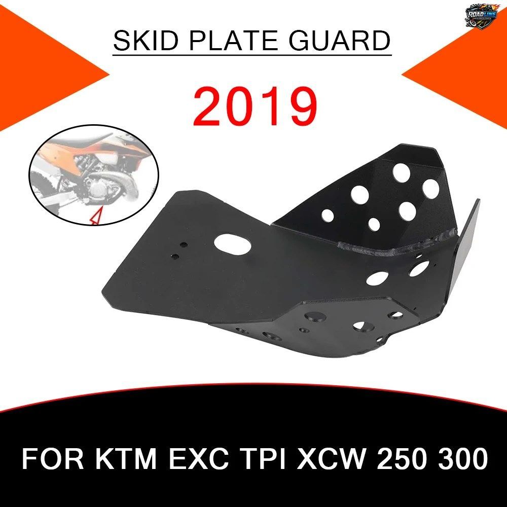 KTM EXC 300 250 2T XC XCW TPI SX 2020 2021 2022用バッシュスキッドプレートガード、アクセサリー、エンジンプロテクターカバー、シャー