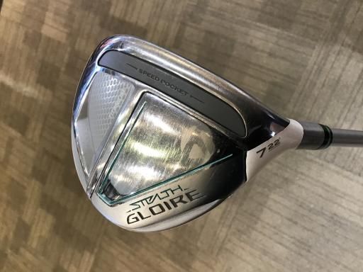 【中古】 テーラーメイド STEALTH GLOIRE 7W レディース フェアウェイウッド FW SPEEDER NX for TM(FW) (フレックスL) レディース 女性用 右利き 右用 Cランク ゴルフクラブ