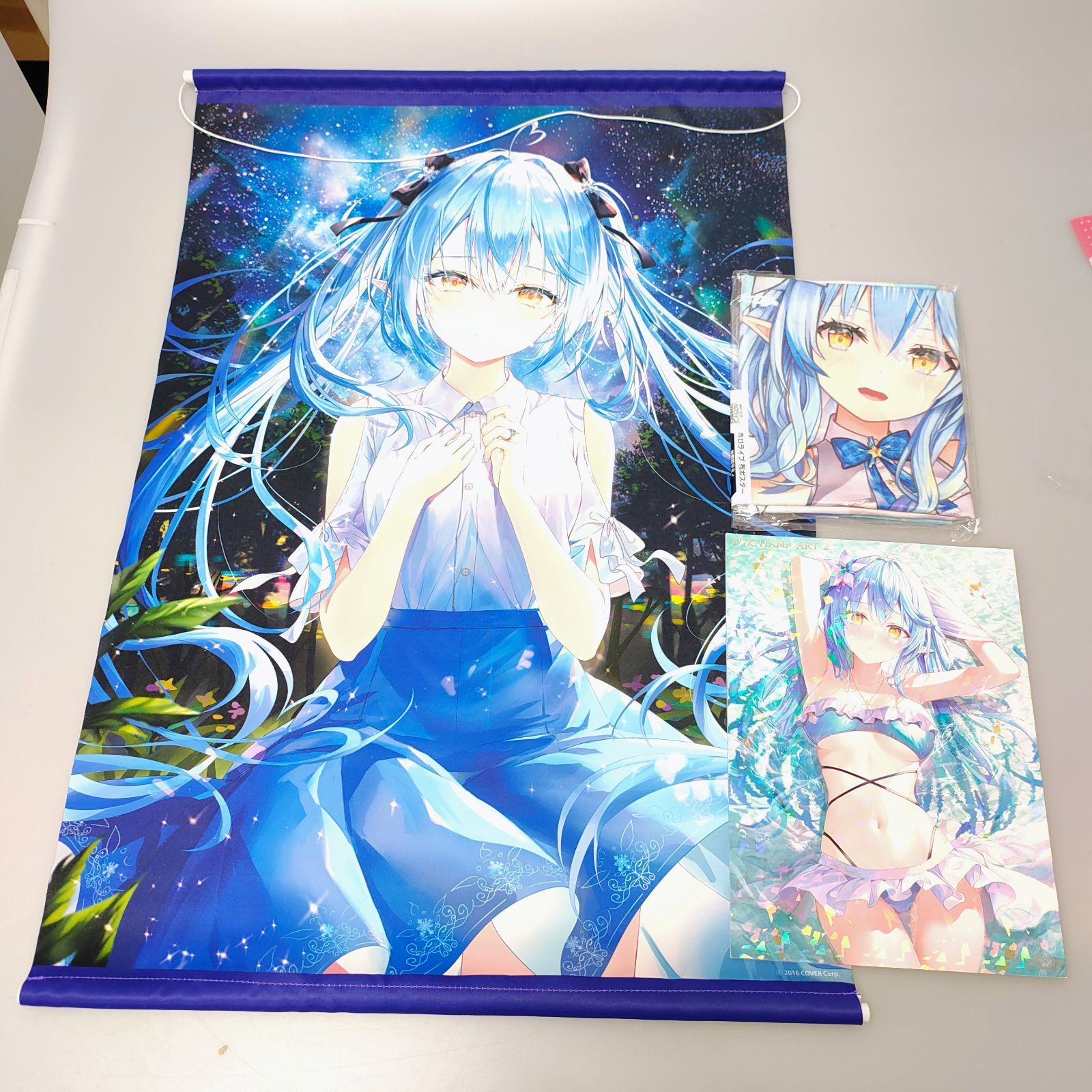 ホロライブ 雪花ラミィ 活動一周年記念 グッズセット タペストリー