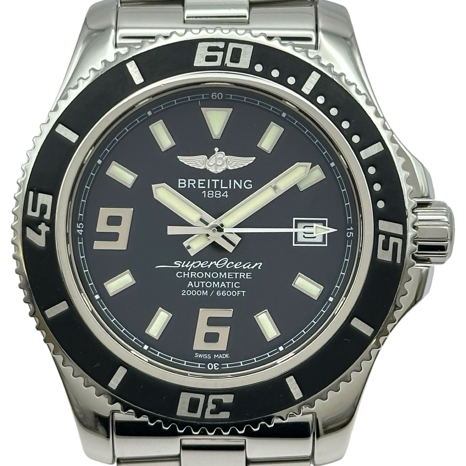 ブライトリング BREITLING スーパーオーシャン 44 A17391 ブラック