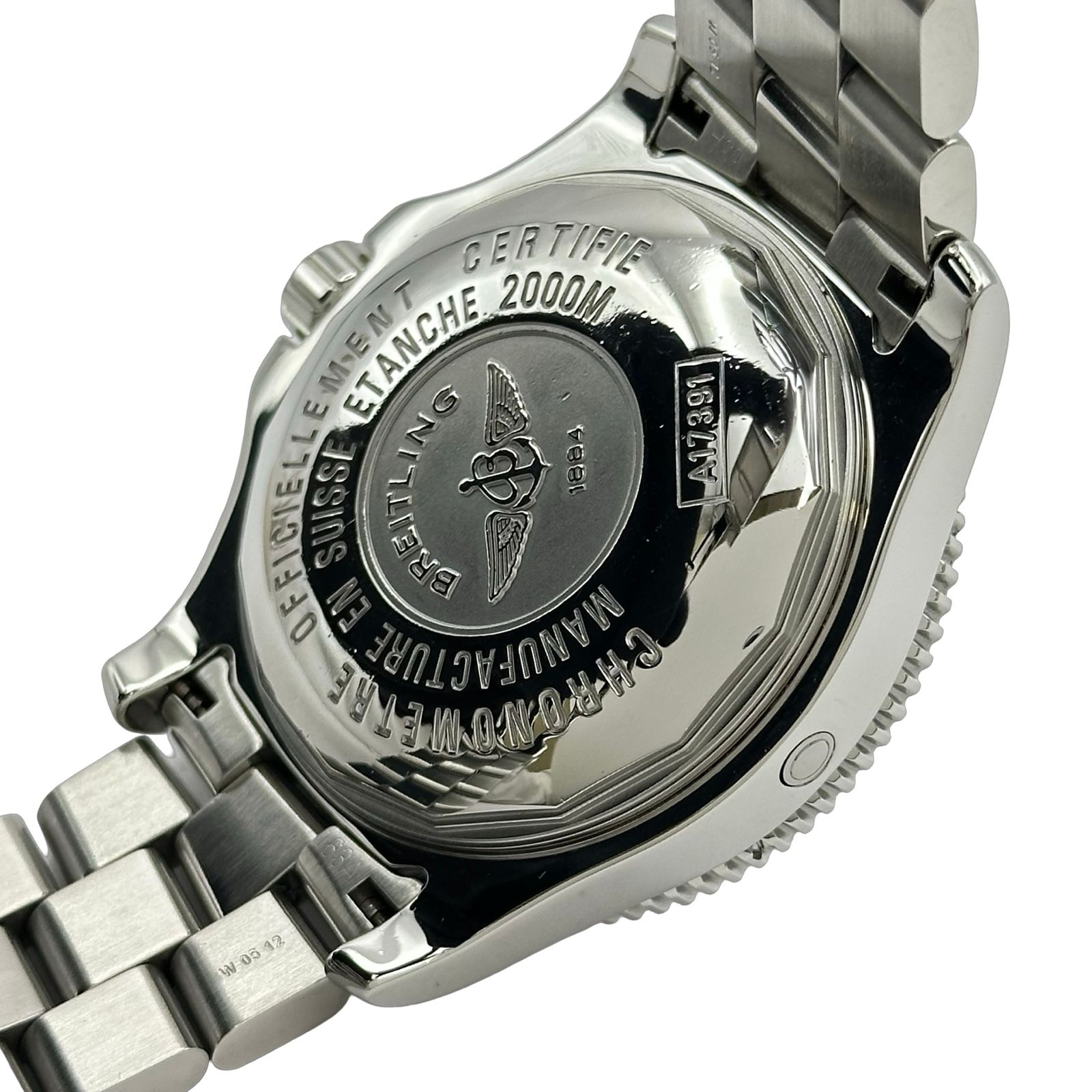 BREITLING スーパーオーシャン44 A17391自動巻 黒 SS OH済 ブライトリング BREITLING スーパーオーシャン 44 A17391 ブラック
