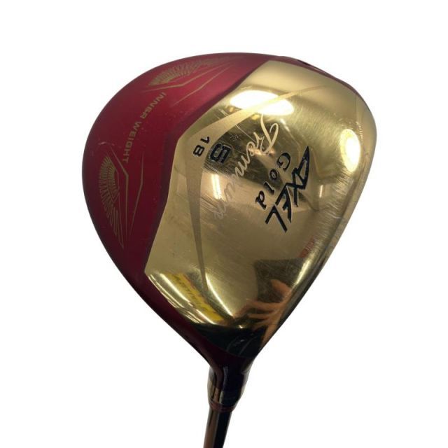 【中古】 つるや AXEL Gold Premium(2020) 5W フェアウェイウッド FW AXEL Gold Premium(2020)(フェアウェイウッド) (フレックスR) メンズ 男性用 右利き 右用 Cランク ゴルフクラブ