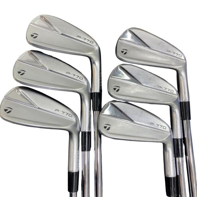 【中古】 テーラーメイド Taylor Made P・770(2023) 6S アイアンセット IR Dynamic Gold EX TOUR ISSUE (フレックスS) メンズ 男性用 右利き 右用 Cランク ゴルフクラブ