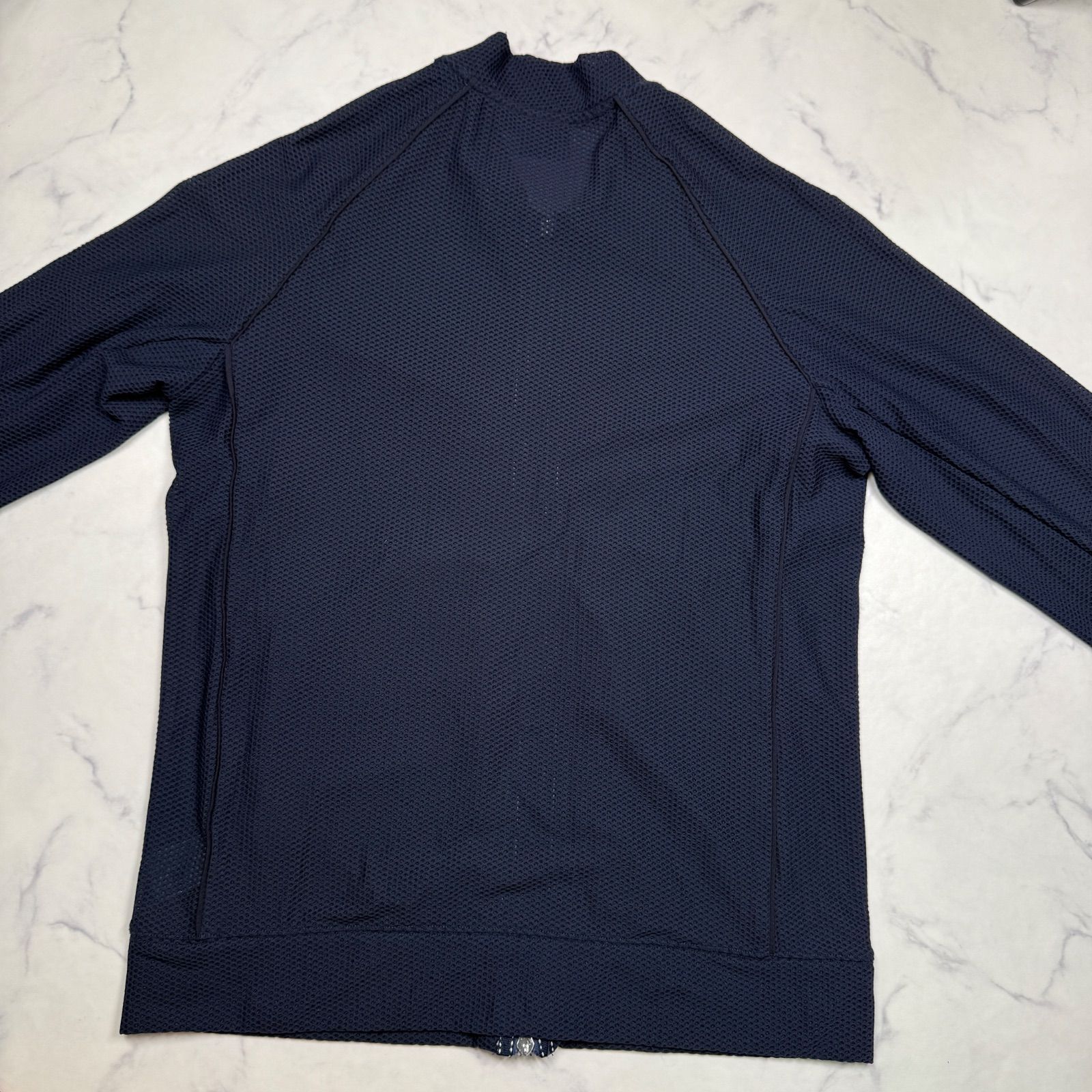 美品 美品 muta MARINE メッシュ ジャケット ネイビー S ムータマリン