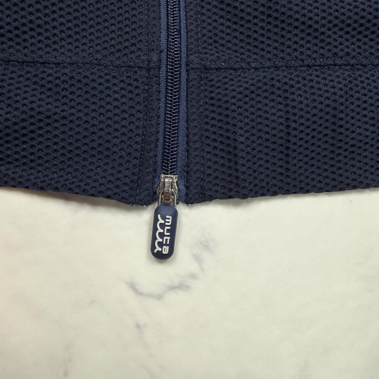 美品 美品 muta MARINE メッシュ ジャケット ネイビー S ムータマリン