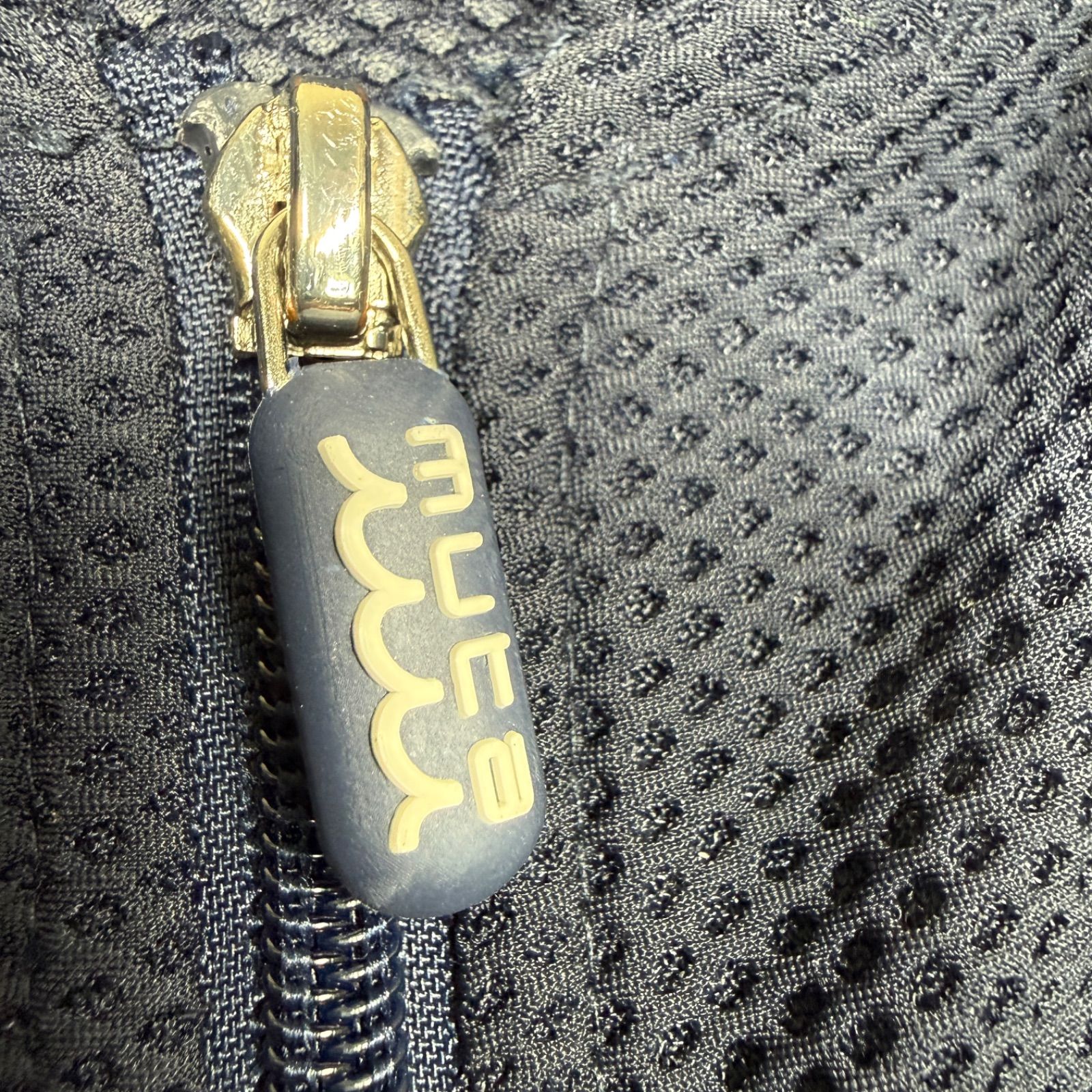 美品 美品 muta MARINE メッシュ ジャケット ネイビー S ムータマリン