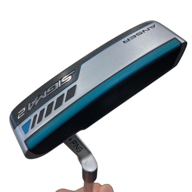 【中古】 ピン SIGMA 2 ANSER プラチナム 34インチ(PP58) パター PT スチール (フレックスその他) メンズ 男性用 右利き 右用 Bランク ゴルフクラブ