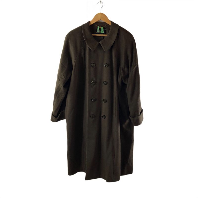 レリアン leilian コート ロング カシミヤ100％ ダブルボタン チャーム 