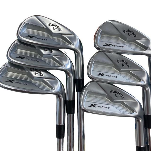 【中古】 キャロウェイ X FORGED(2018) 6S アイアンセット IR NS PRO MODUS3 TOUR120 (フレックスS) メンズ 男性用 右利き 右用 Cランク ゴルフクラブ