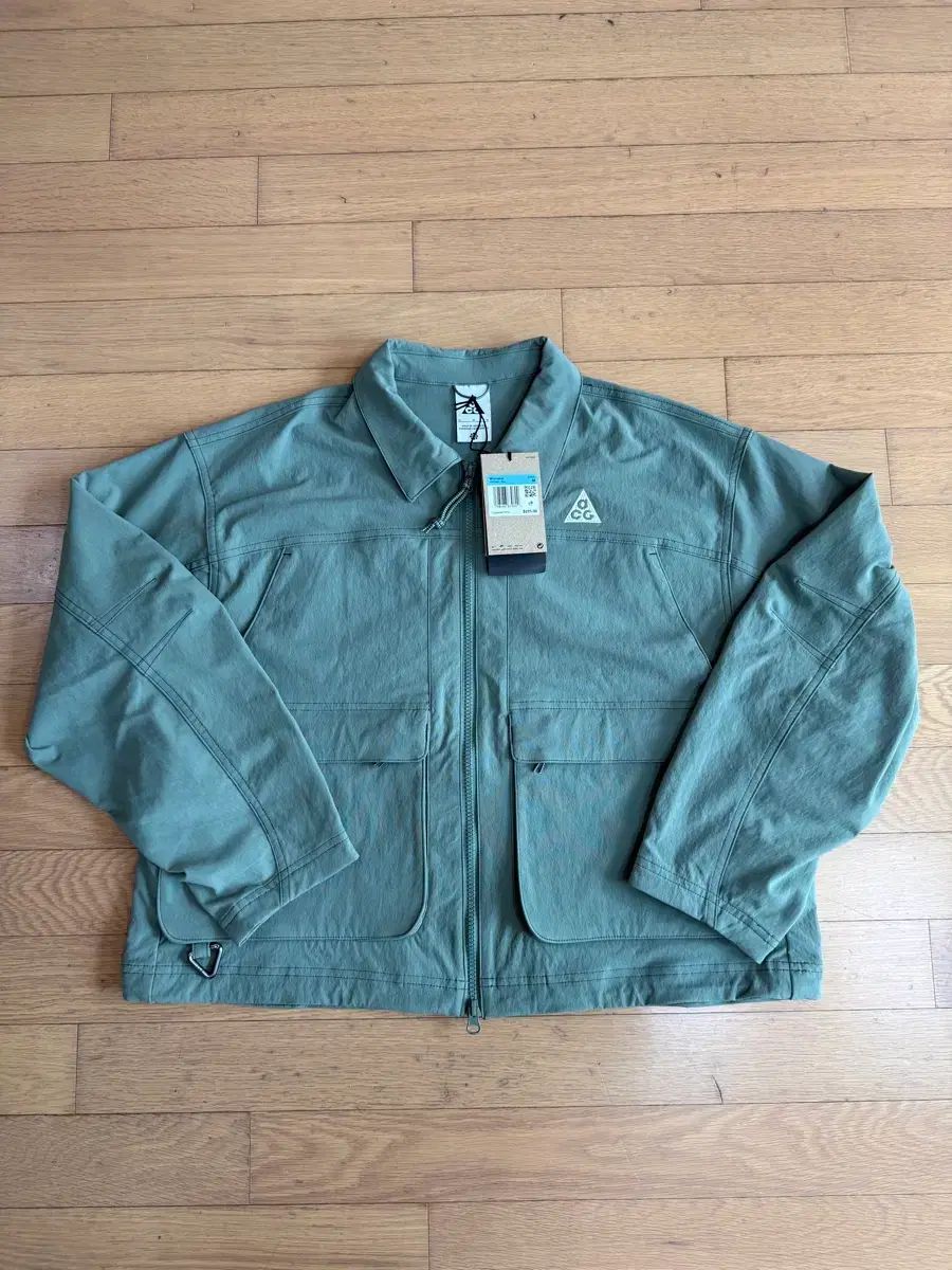M NIKE acg ウィメンズ スミス サミット UV ジャケット グリーン