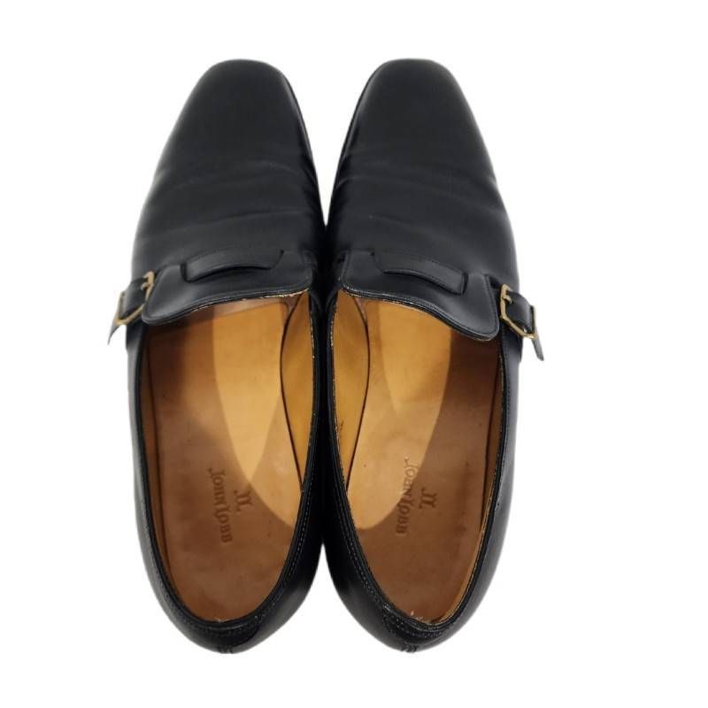 JOHN LOBB ジョンロブ シングルモンクストラップシューズ ブラック 9F