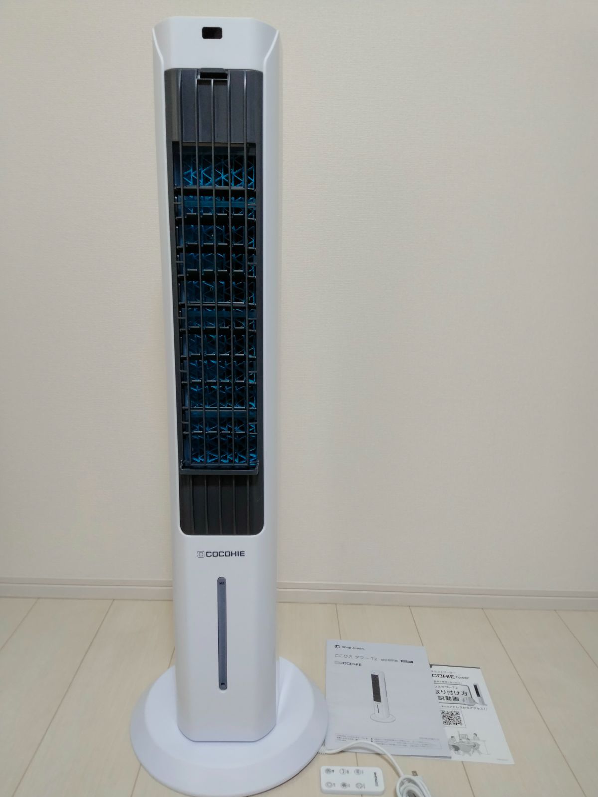 2025年製】ここひえタワー T2 冷風機 扇風機 ショップジャパン 快眠