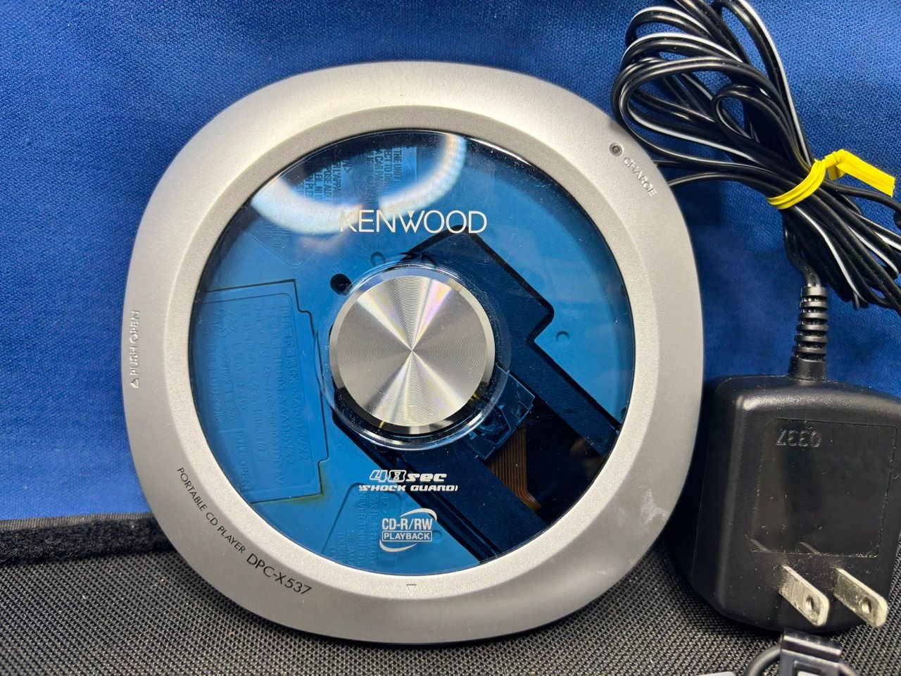 KENWOOD ケンウッド ポータブルCDプレーヤー DPC-X537-H ジャンク
