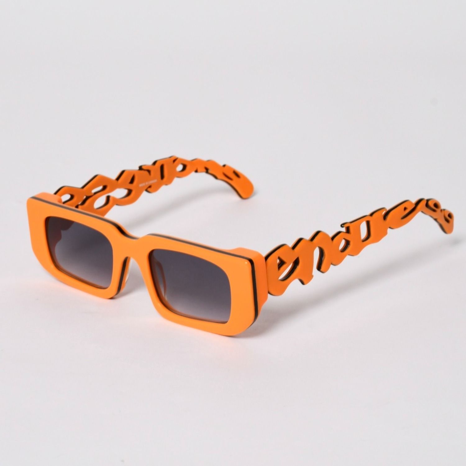 ENDLESS DENIM エンドレスデニム LESS ORANGE ◻ SHADE サングラス アイウェア A$AP Bari エイサップ バリ オレンジ 美品 中古 4a005520 ENDLESS DENIM エンドレスデニム LESS ORANGE ◻ SHADE サングラス