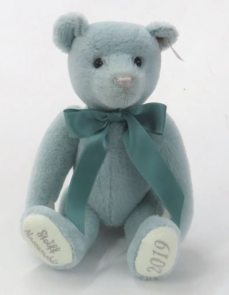 中古】ぬいぐるみ ミュージアム テディベア(ライトブルー/2019