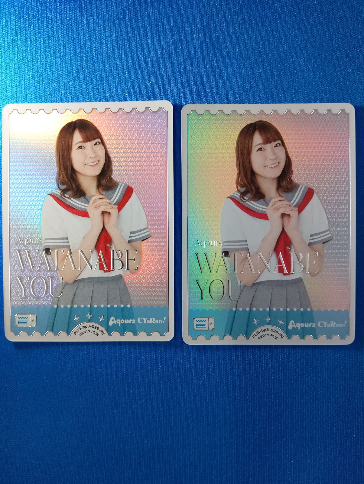 ラブライブカード 斉藤朱夏 WATANABE YOU 2枚セット PL!S-bp3-029-PE
