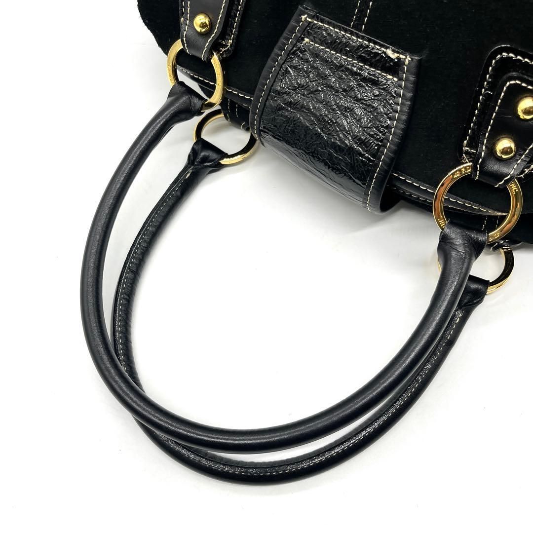 Archive 00s 4°C Suede Boston Bag y2k BK - メルカリ