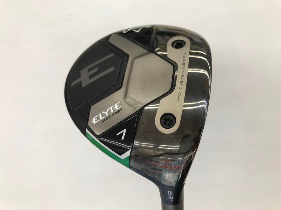キャロウェイ　ELYTE MAX FAST　22度　LIN-Q GREEN 40 for Callaway　Rフレックス　フェアウェイウッド　中古【最短即日発送】