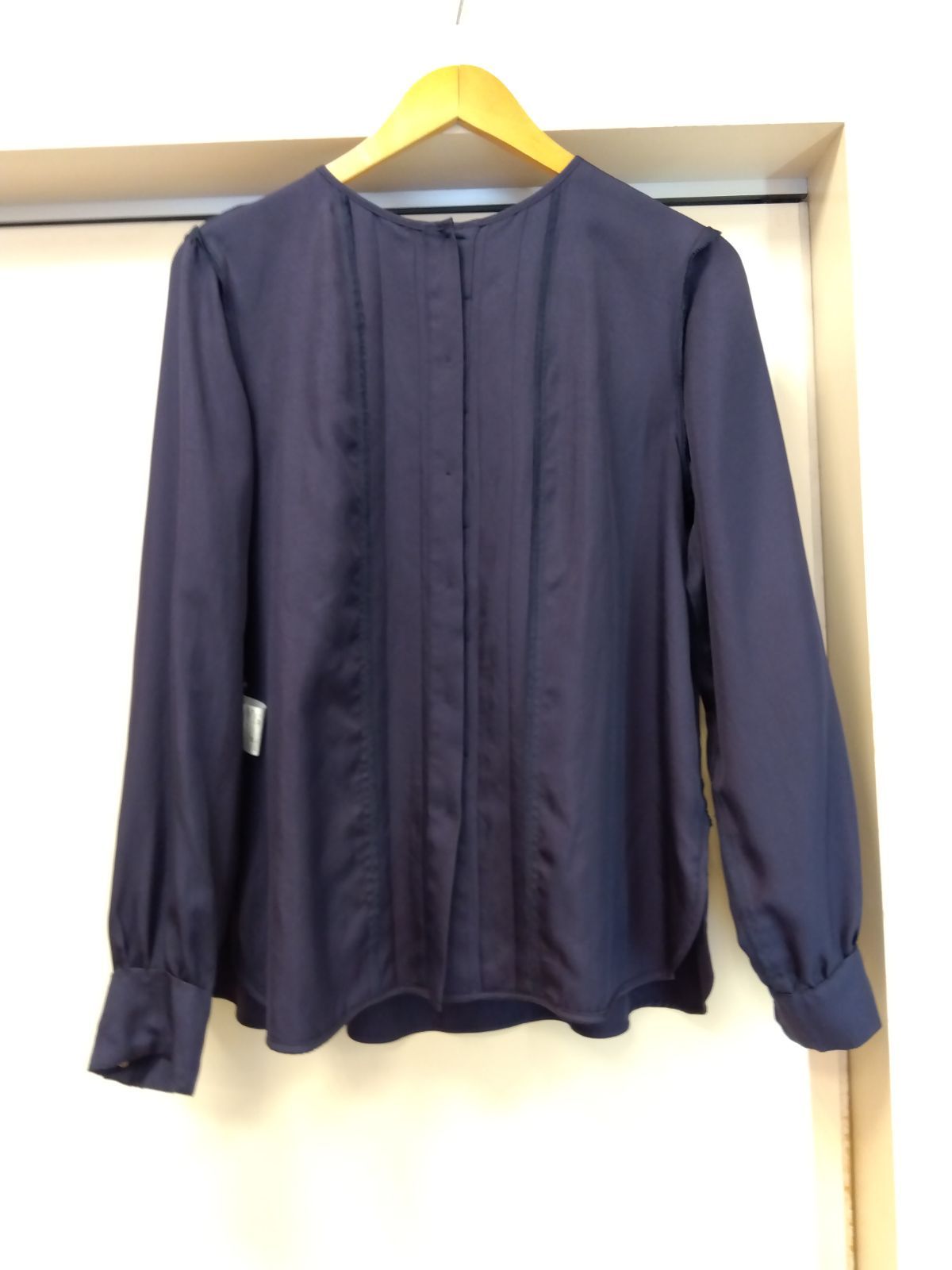 M7 モラビト MORABITO トップス 38 ダークブルー 長袖ブラウス