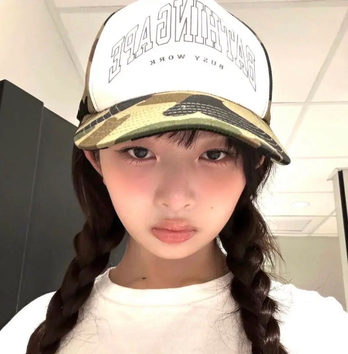 A BATHING APE アベイシングエイプ カモフラ ベースボールキャップ キャップ レイ 手ミンスアイテム 出品