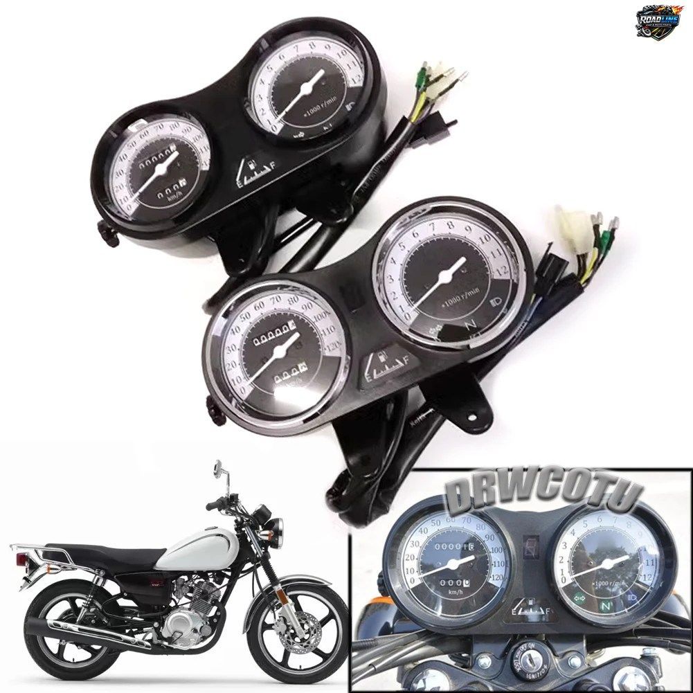 ヤマハ YBR125 JYM125-3F JYM125 YB125SP 用オートバイ計器スピードメータータコメータースピードメーター時計