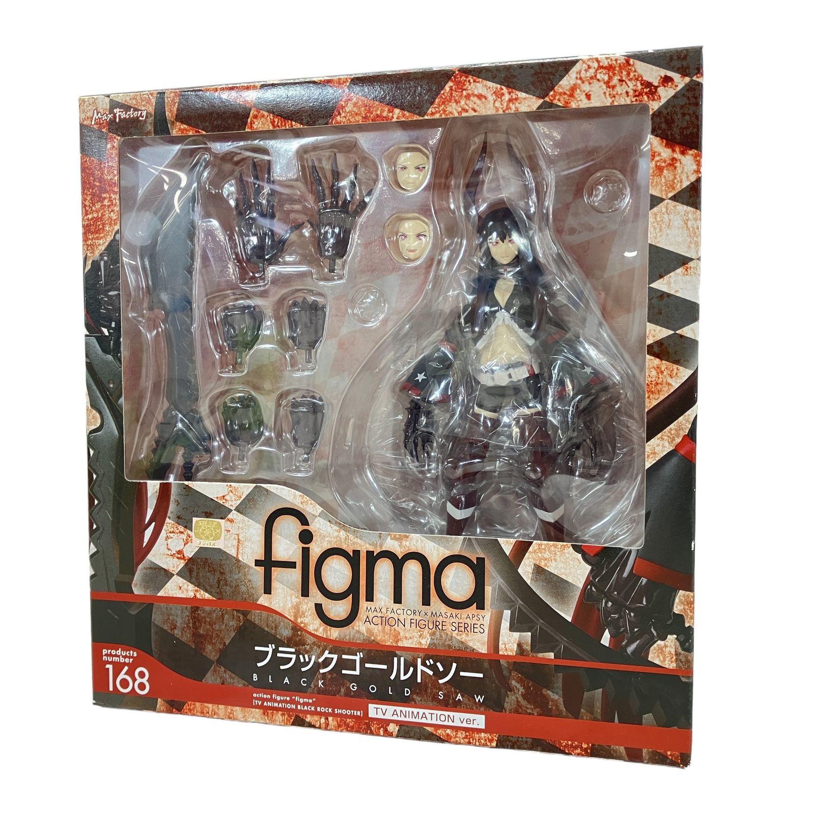 Max Factory figma 168 ブラックゴールドソー TVアニメVer. マックスファクトリー フィグマ フィギュア 未使用 未開封品 W11425562