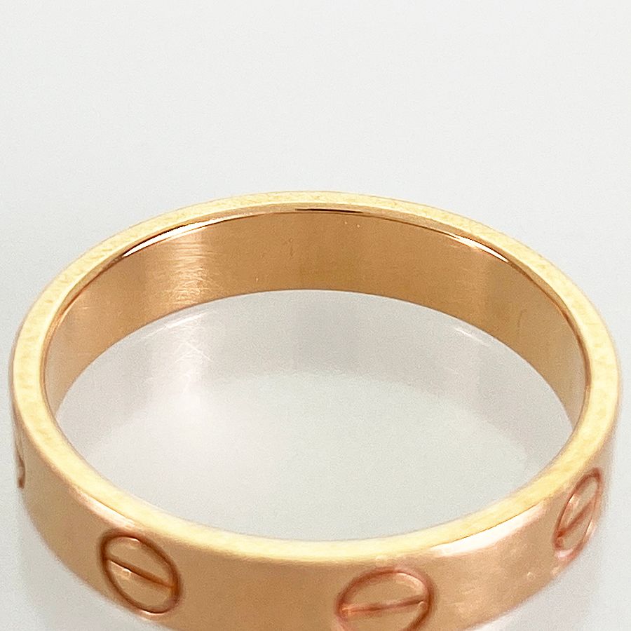 カルティエ Cartier ミニラブ K18PG 11号(51) リング sss【中古